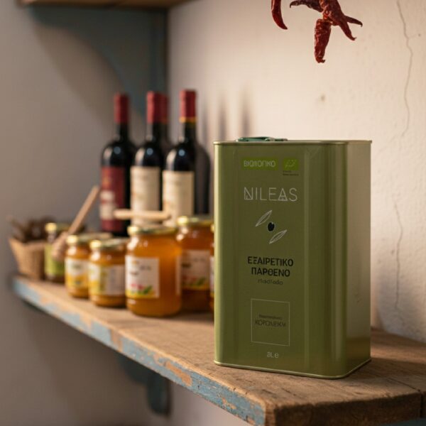 oliwa bio grecja 3 lit. oliwa z oliwek puszka Nileas
