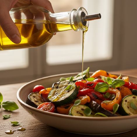 lejąca się oliwa z oliwek oliwki w tradycyjny sposób, pokazujący jakość oliwy extra virgin.