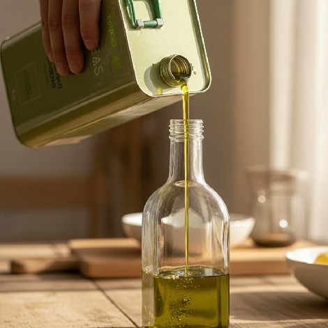 oliwa z oliwek puszka Nileas