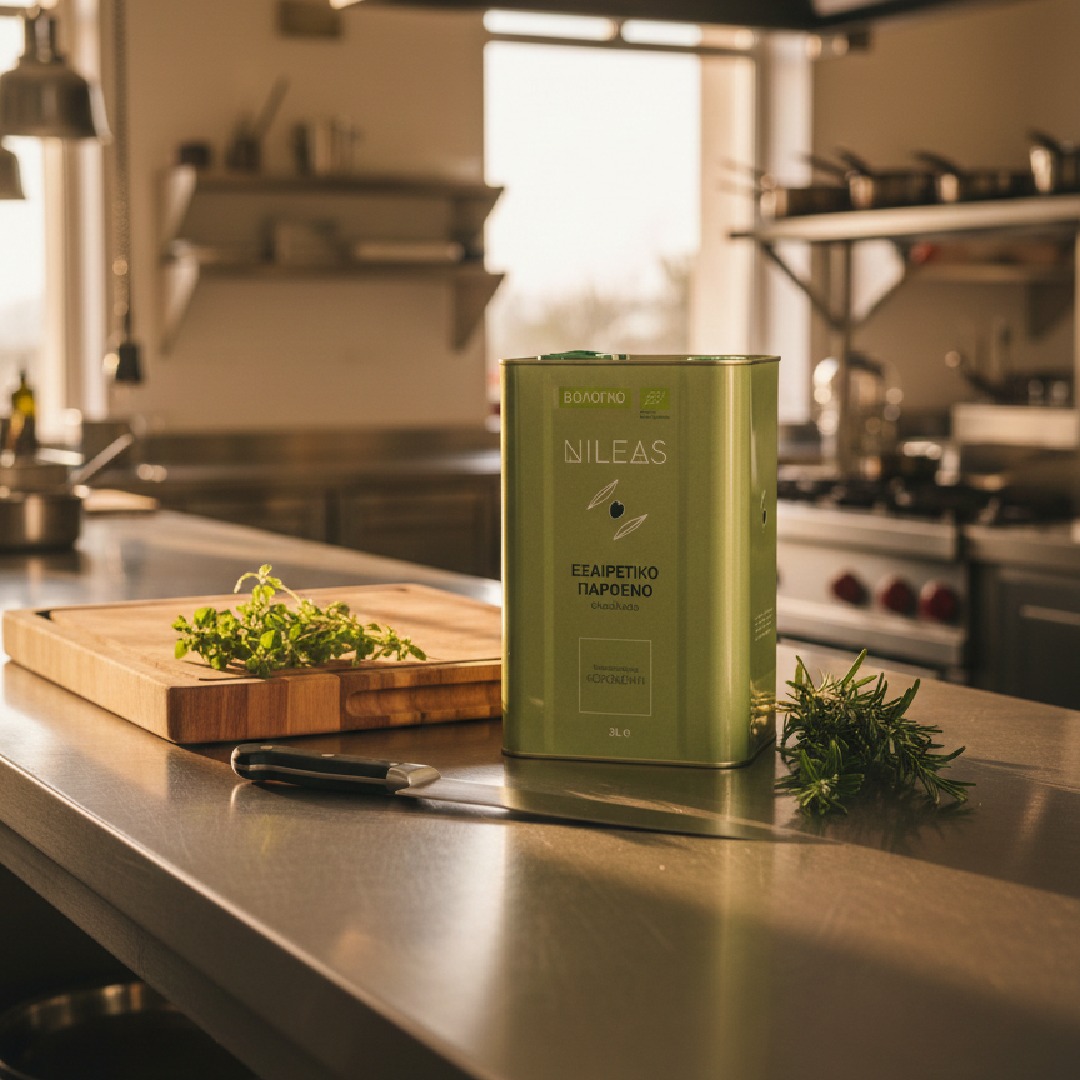 oliwa z oliwek puszka Nileas