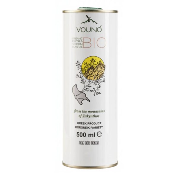 Oliwa BIO Extra Virgin To Vouno 500ml - Ekologiczna Puszka