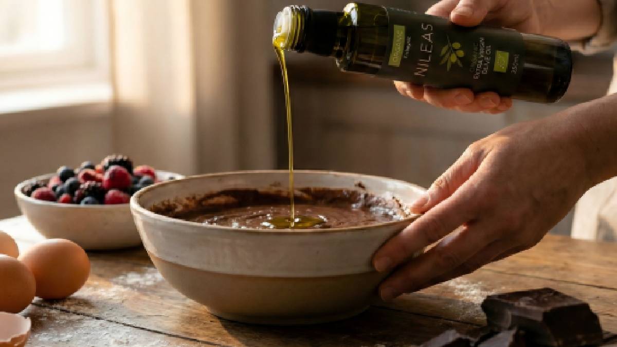 Oliwa zamiast masła w wypiekach