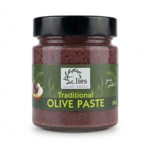 Tradycyjna pasta z czarnych oliwek Elies Olive Press w słoiku 200 g